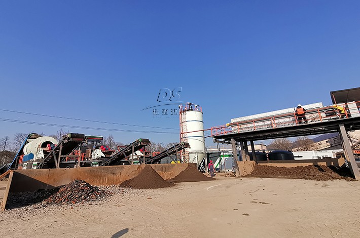 土壤淋洗設備修復現場