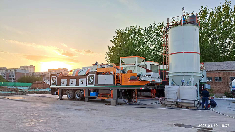 國內首套移動淋洗修復裝備調試運行成功